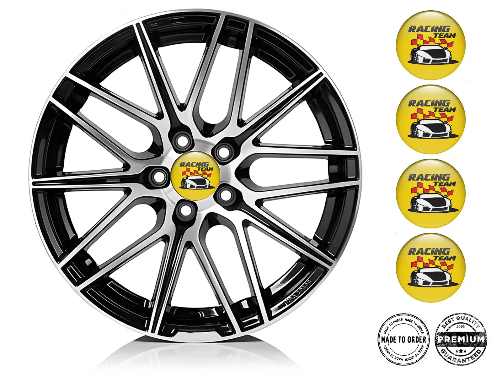 Car Rim Decal Brand Racing Apex