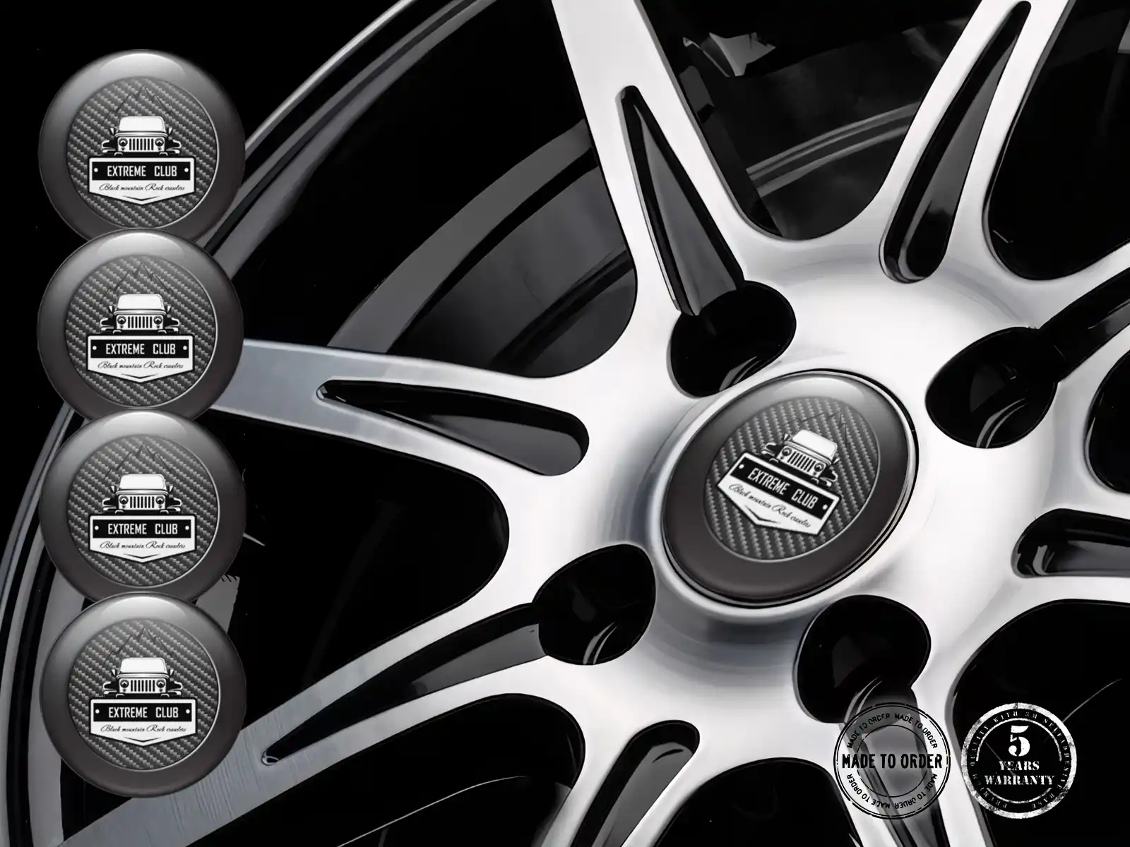 Hash Tags On Rims Wheel badges Tunning Edition Premium Rim Stickers