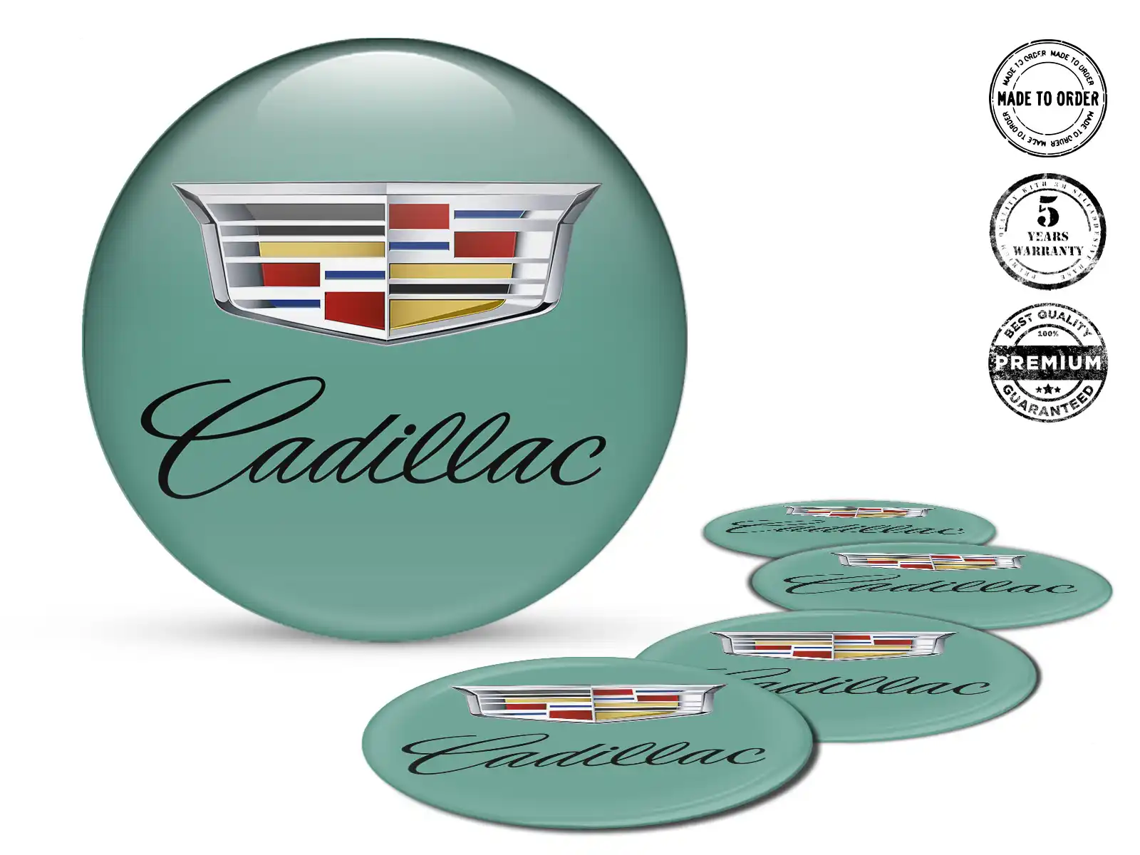 Cadillac Wheel Decals Edition Racing Silicone Stickers