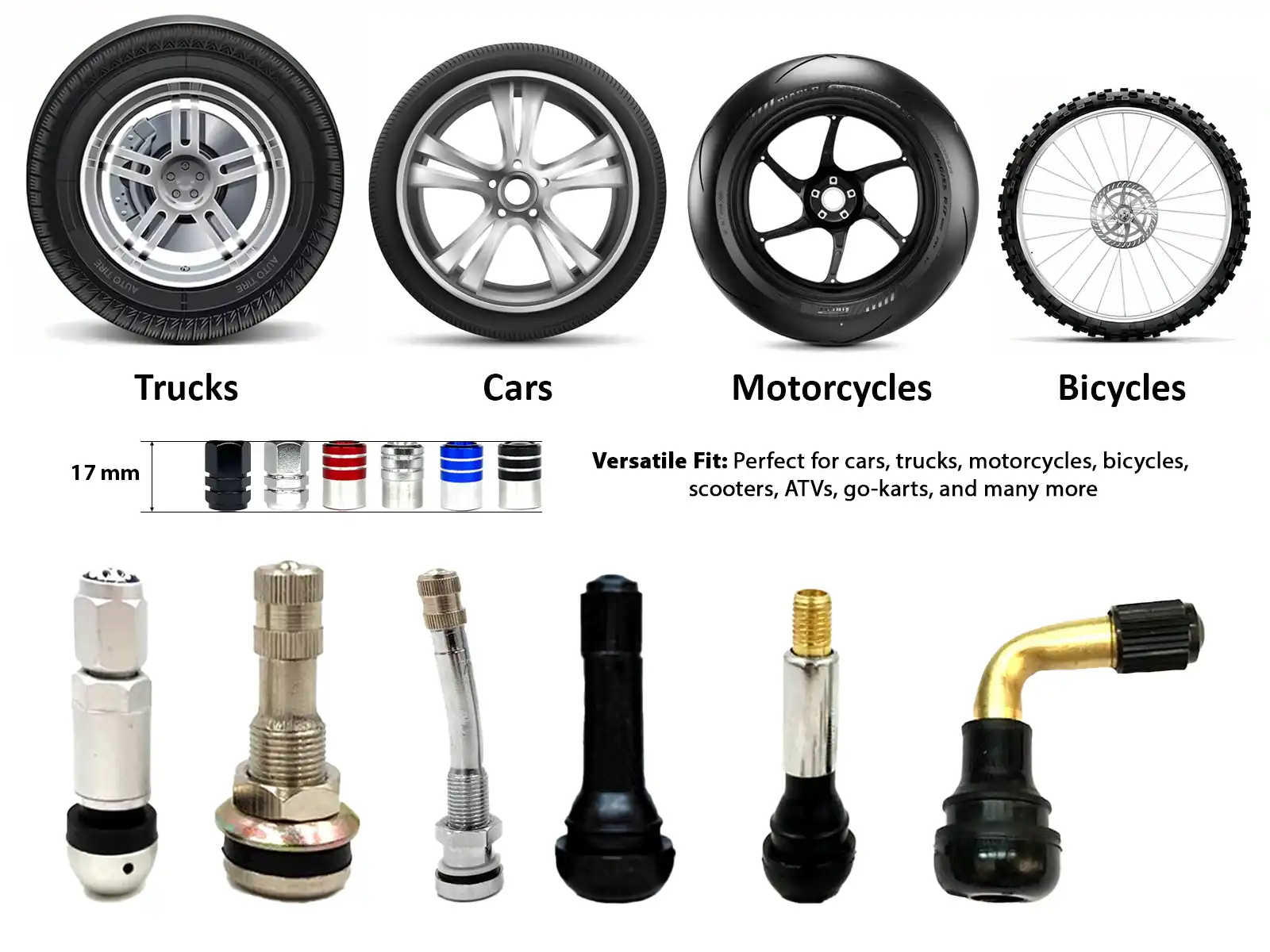 Ford Tire Valve Stem Caps for Bicycle Modern Build