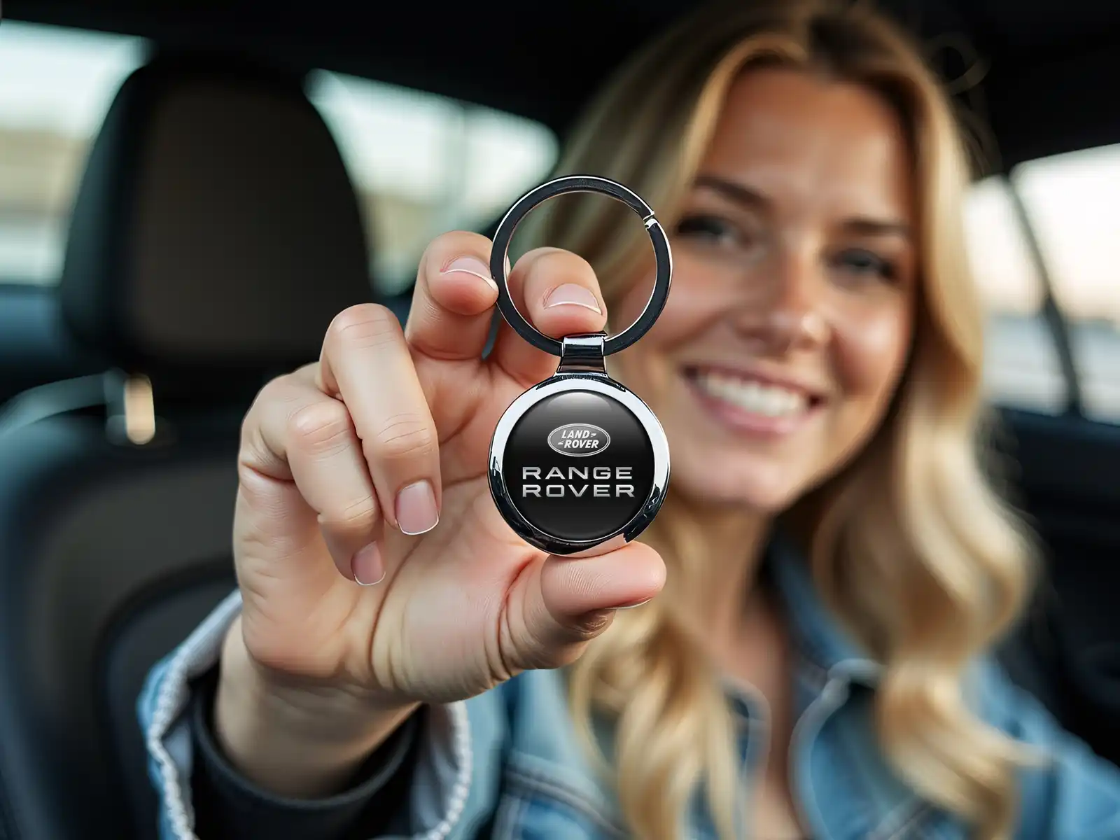 Land Rover Key Ring Holder Stylish Alloy Metal Build