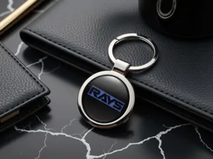 Rays Portachiavi Personalizzati Lucidi Metallo Elegante LT