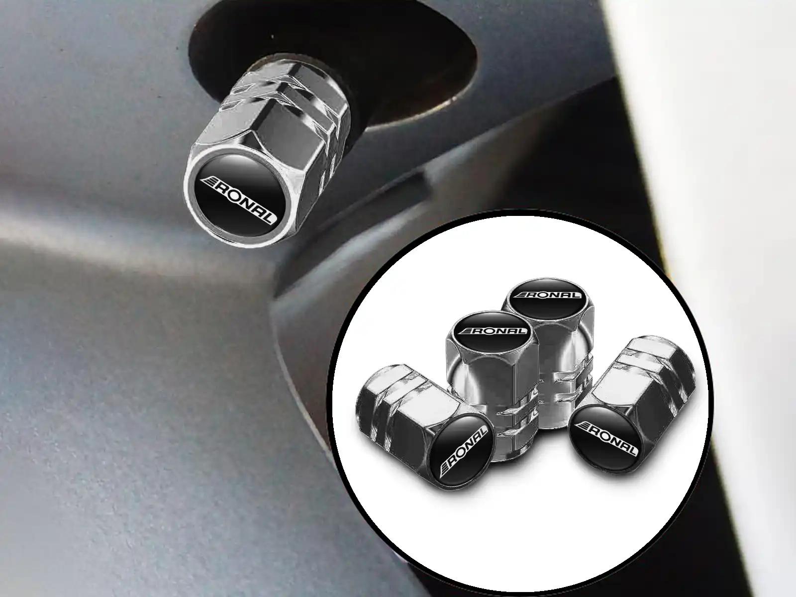 Ronal Caps Tige Valve Voiture Style Moderne