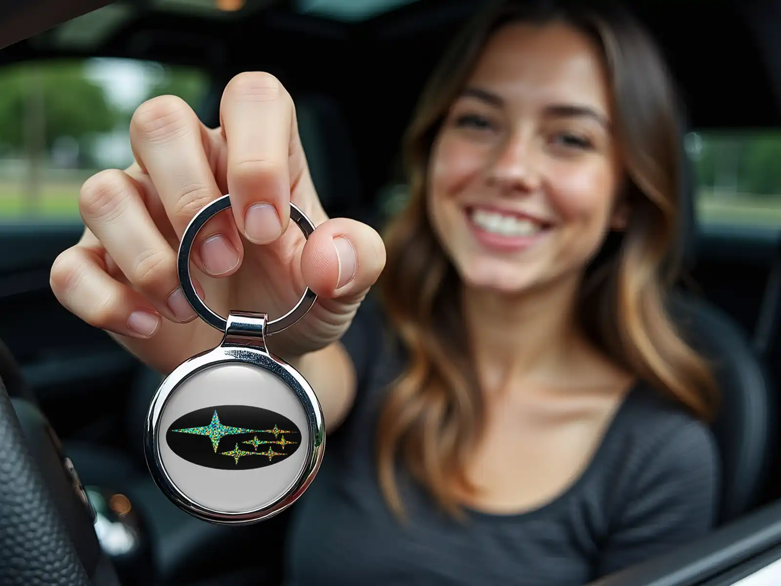 Subaru Rally Key Ring Subaru Custom Key Rings Metal Logo Durable Pro Style