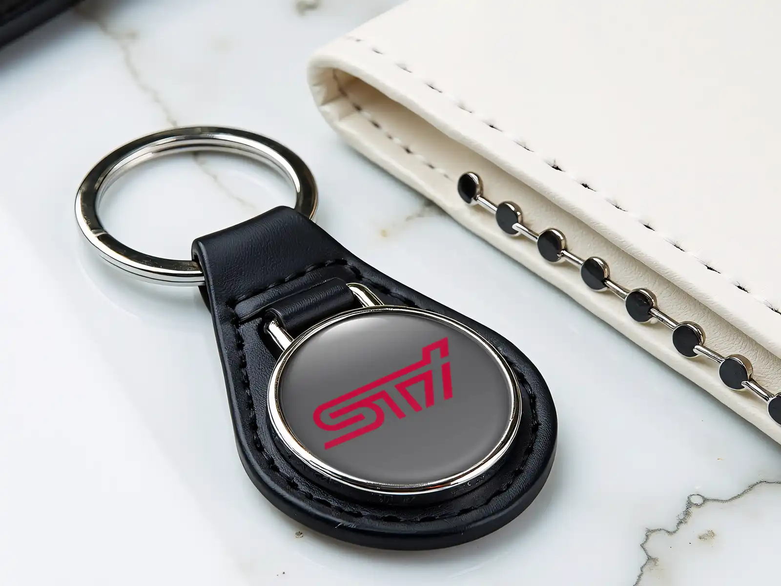 Subaru Custom Leather Keychains High-End Tuning Style