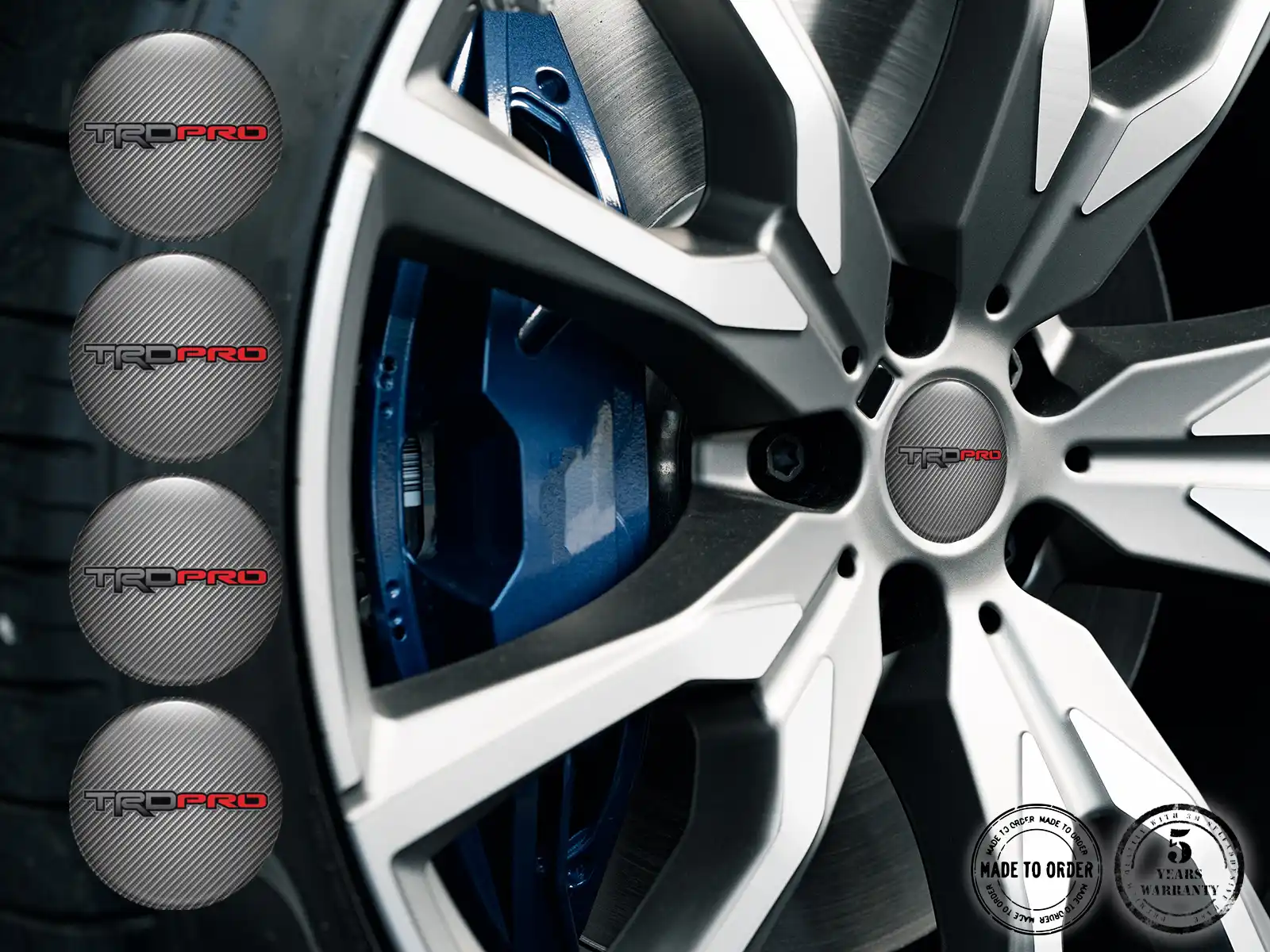 Toyota TRD Pegatinas Bombadas Ultimate Espectro Empuje Plasma