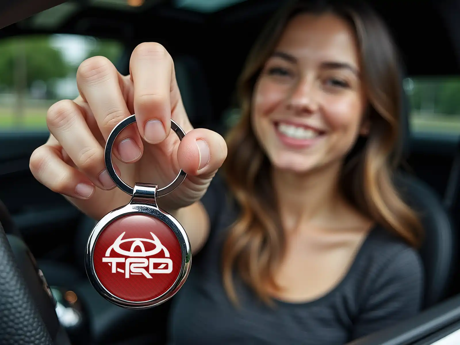 Toyota TRD Auto Keychain Ring Pro Car Durable Metal Force
