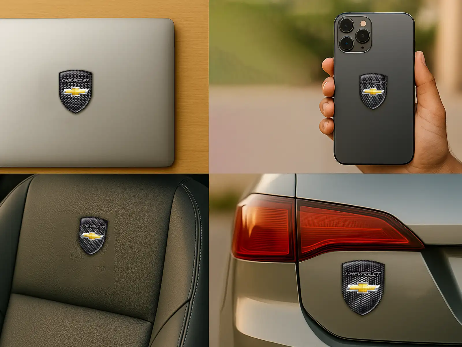 Chevrolet Permanent Stickers Durable High Quality Professional