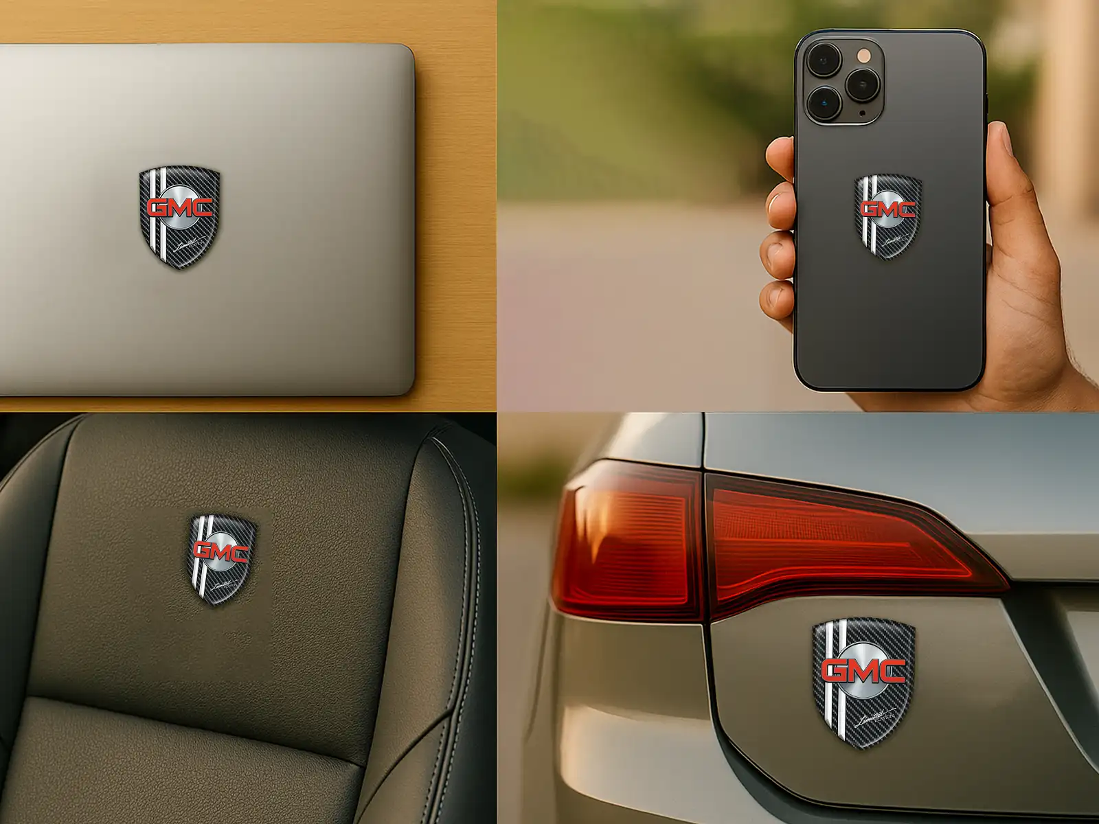 Gmc Back Sticker Paper GMC Automotive Stickers Decals Edition Stylish High End