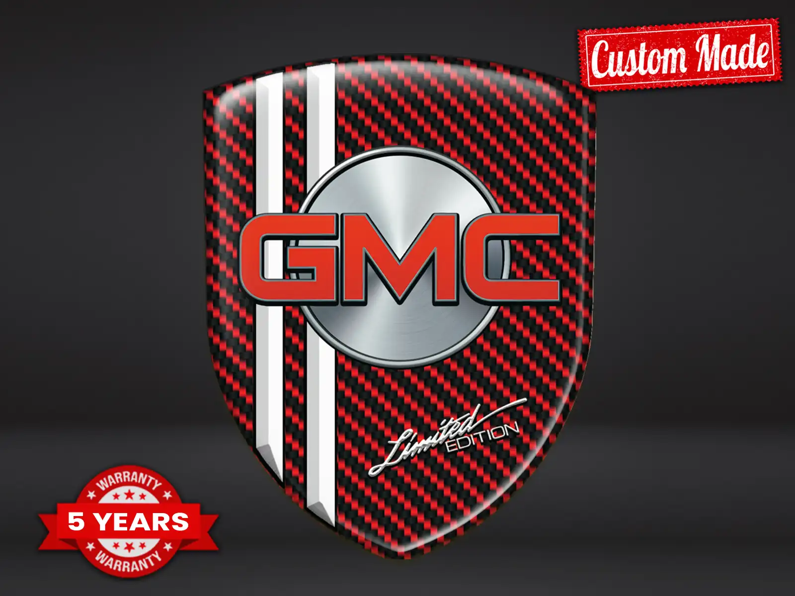 Gmc Back Sticker Paper GMC Automotive Stickers Decals Customizable Pro Modern