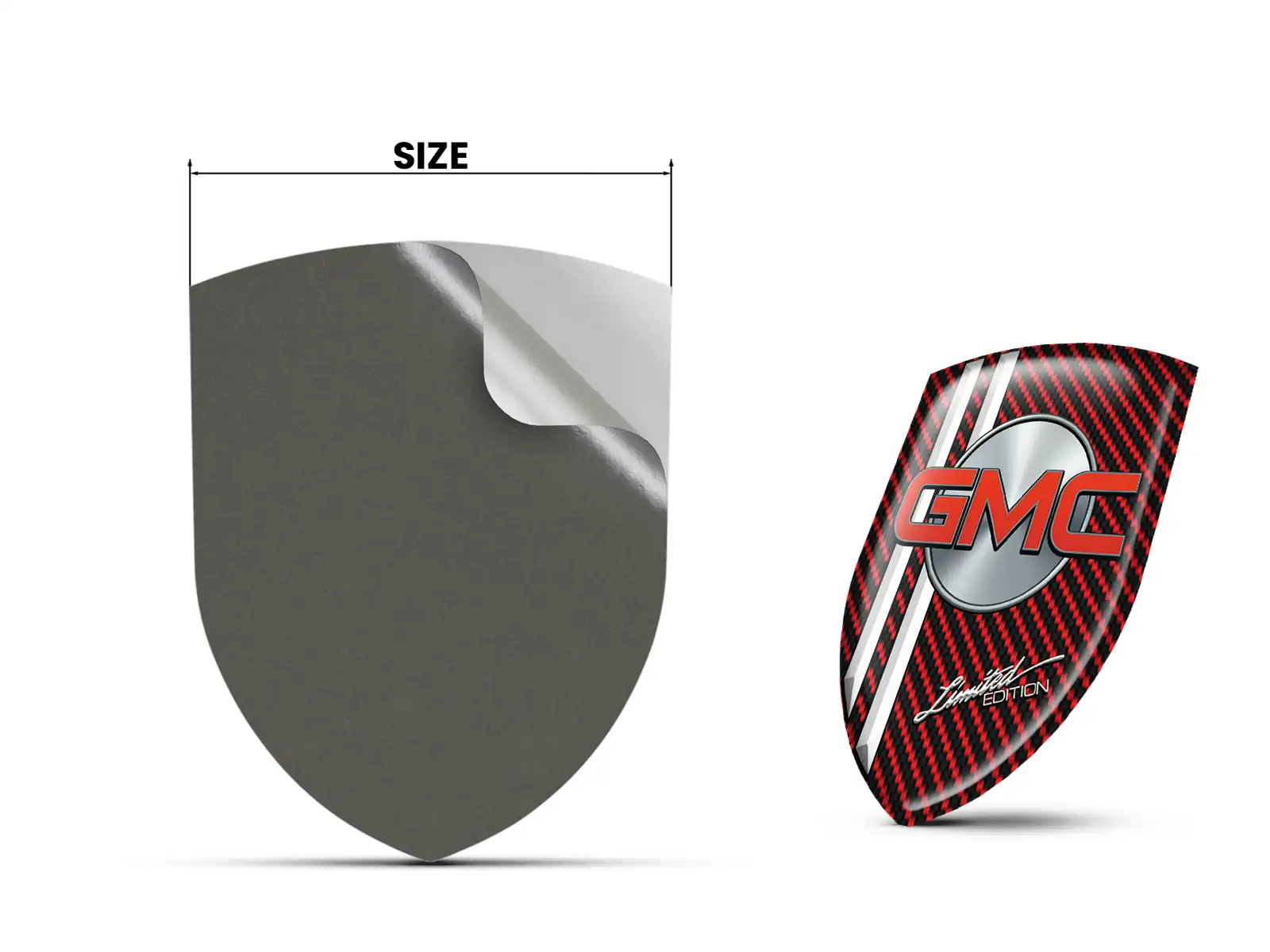 Gmc Back Sticker Paper GMC Automotive Stickers Decals Customizable Pro Modern