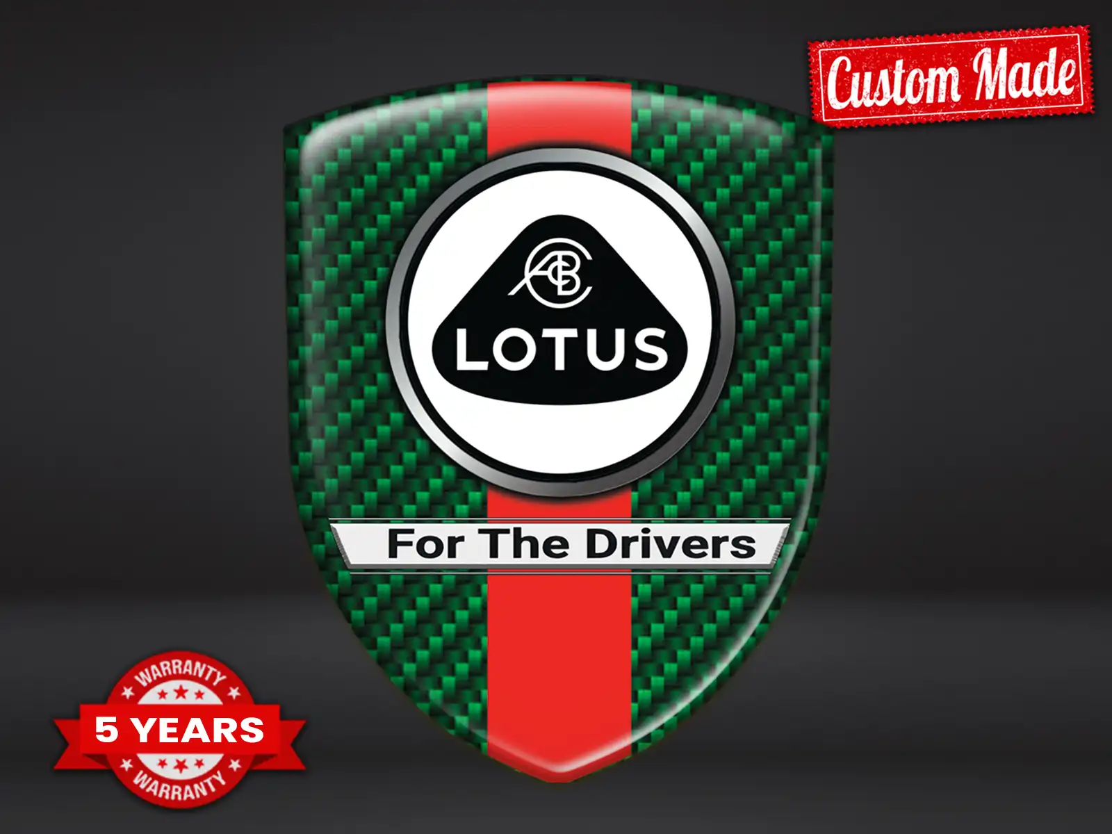 Lotus Racing Sticker Lotus Domed Sticker Max Resilient Elegant Pro Performance