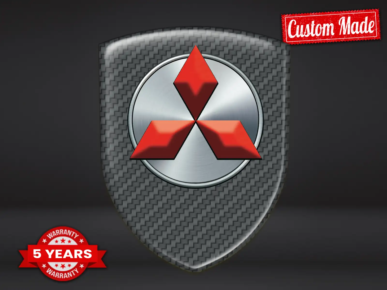 Pro Emblems Mitsubishi Custom Auto Emblems Style Max Lasting Pro Edition