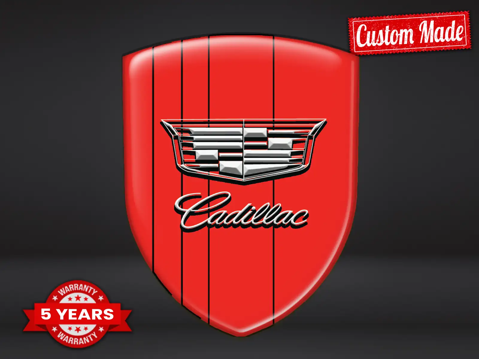 Cadillac Car Letter Stickers Sturdy High End Premium Design ST